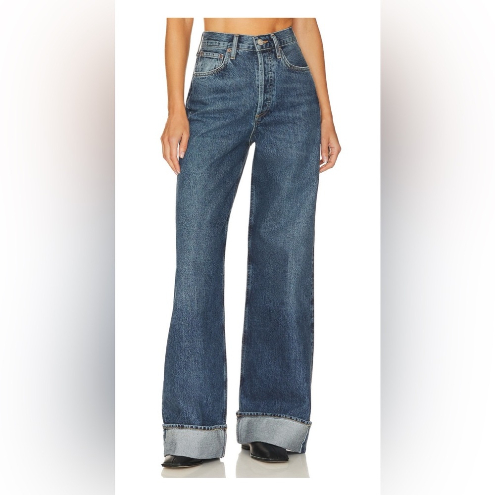 AGOLDE Dame High rise wide leg - size 27